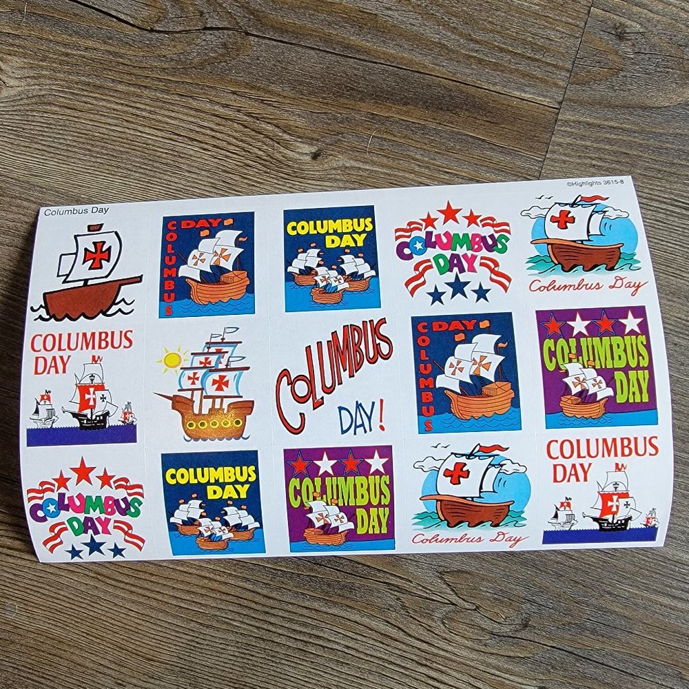 Vintage highlights vinyl stickers